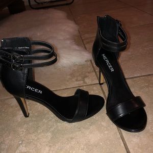 Mercer black heels